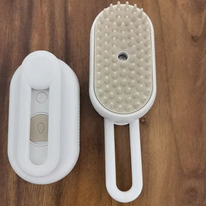 3 in 1 Water Steam Cat Brush Electric Spray Hair Brush
