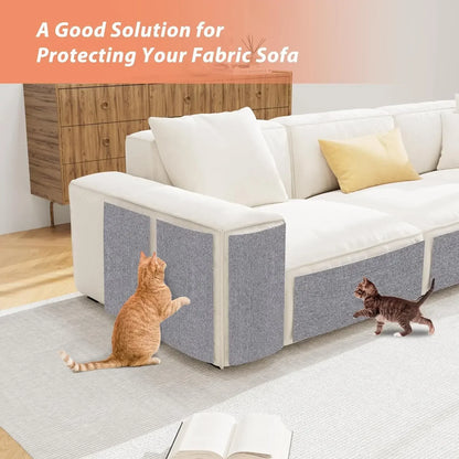 Cat Scratching Mat Self-Adhesive Trimmable Carpet Cat Scratching Post
